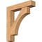Ekena Millwork Westlake Block Smooth Bracket w/ Offset Brace, Western Red Cedar, 7 1/2"W x 36"D x 40"H BKT0806X36X40WTL05SWR - alternate 1